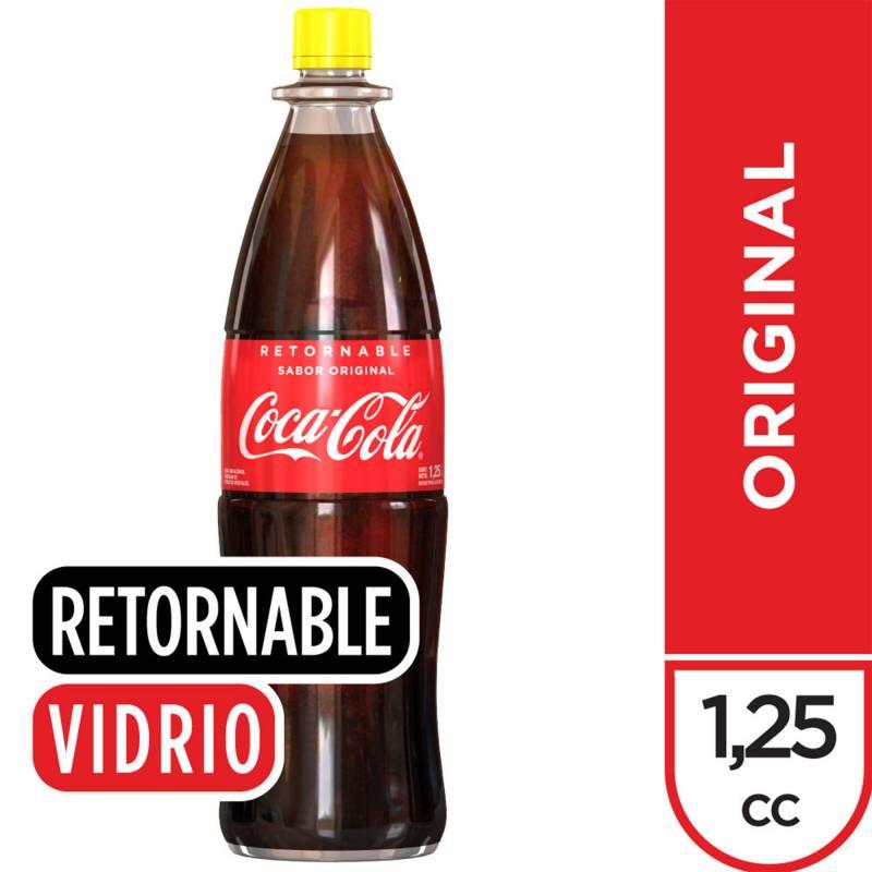 COCA COLA VIDRIO RETORNABLE 1.25 LTS