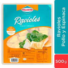 RAVIOLES POLLO Y ESPINACA PALADINI