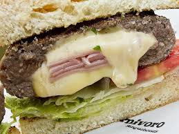 HAMBURGUESAS RELLENAS JAMON Y QUESO